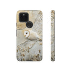 Barn Owl Google Pixel Case — Elegant Flying Owl Wildlife