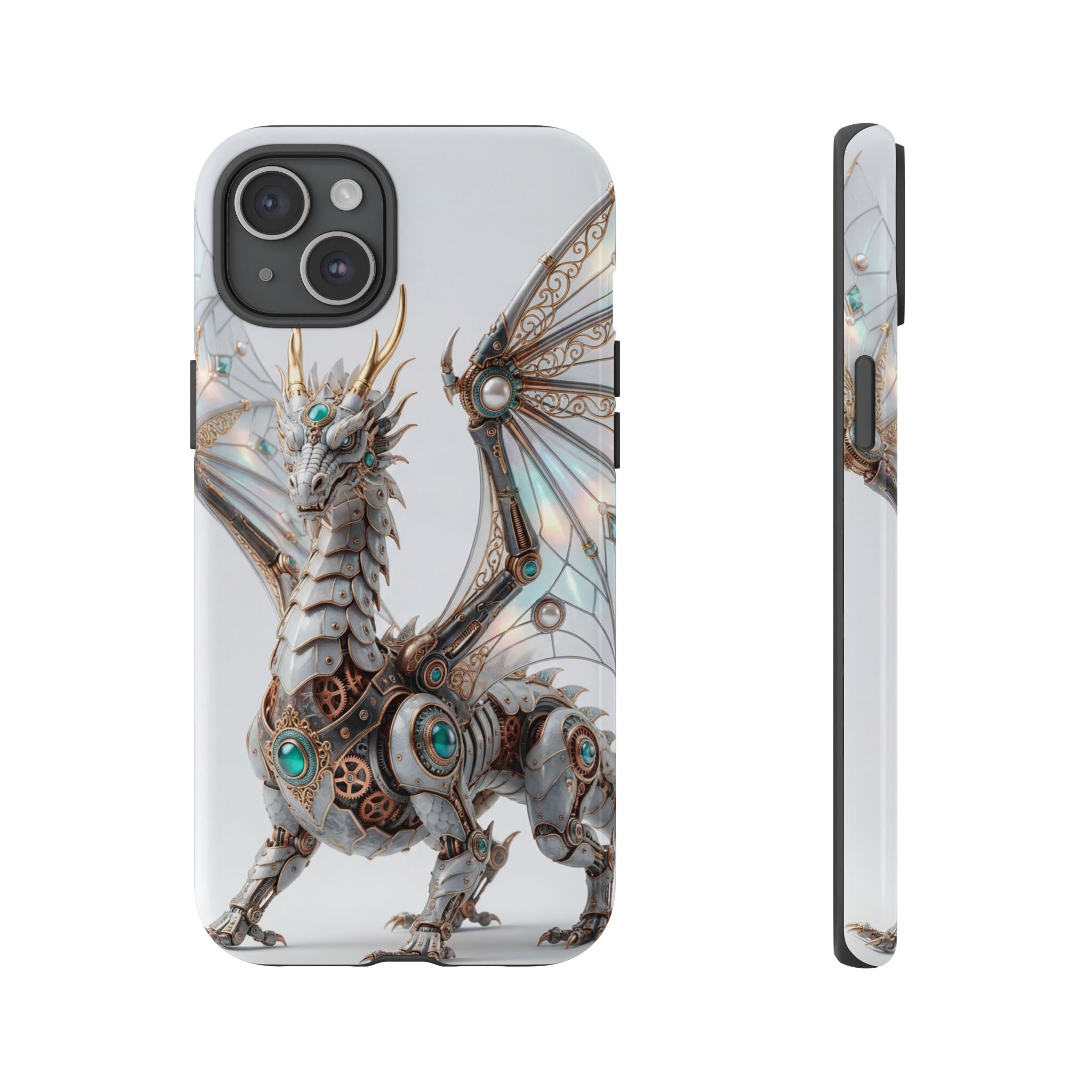 Steampunk Mechanical Dragon iPhone Case — Fantasy Armor Protective Cover