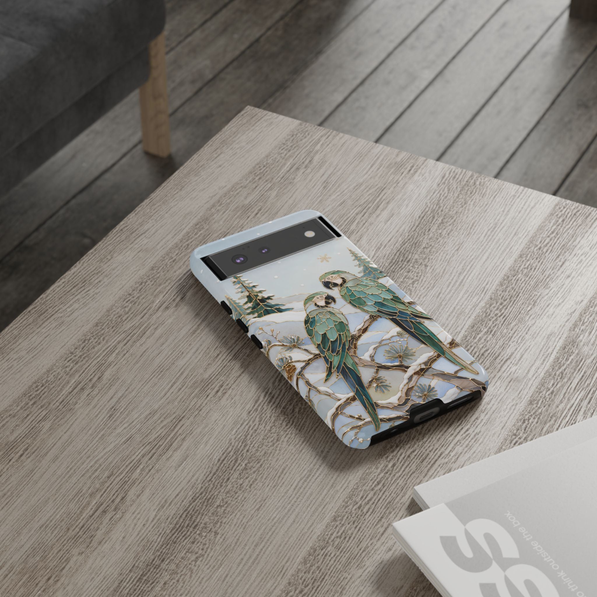 Parrot Google Pixel Phone Case | Winter Bird Phone Case