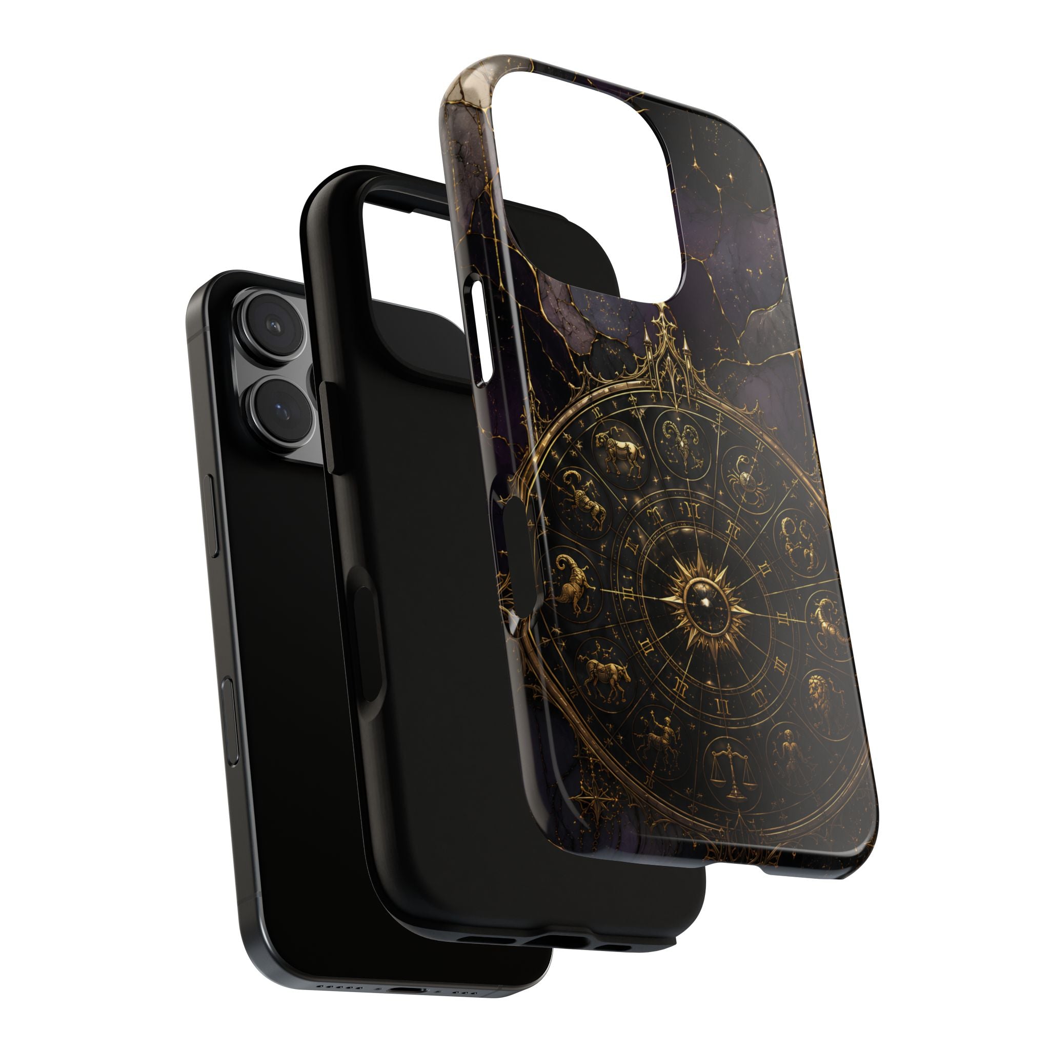 Astrology Wheel iPhone Case | Vintage Zodiac iPhone Case