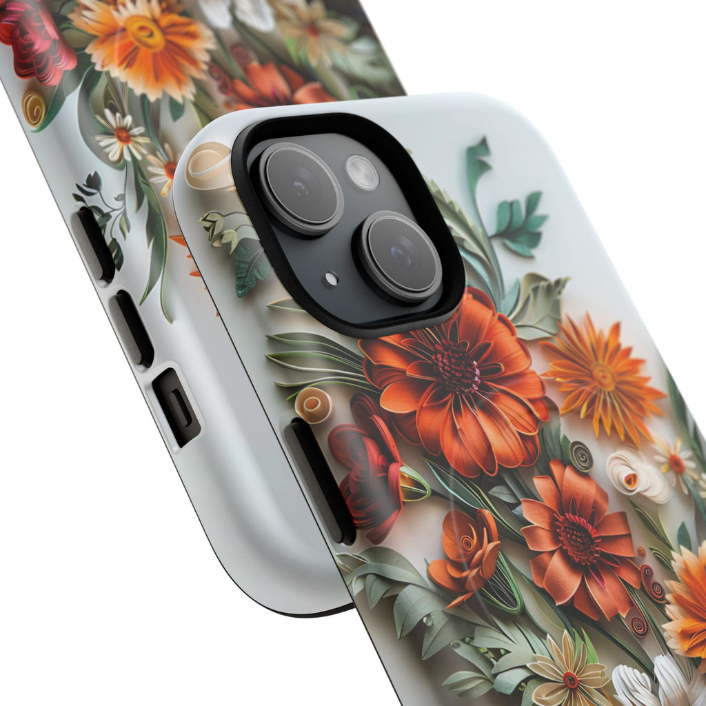 Floral Autumn Bouquet Tough MagSafe Phone Case