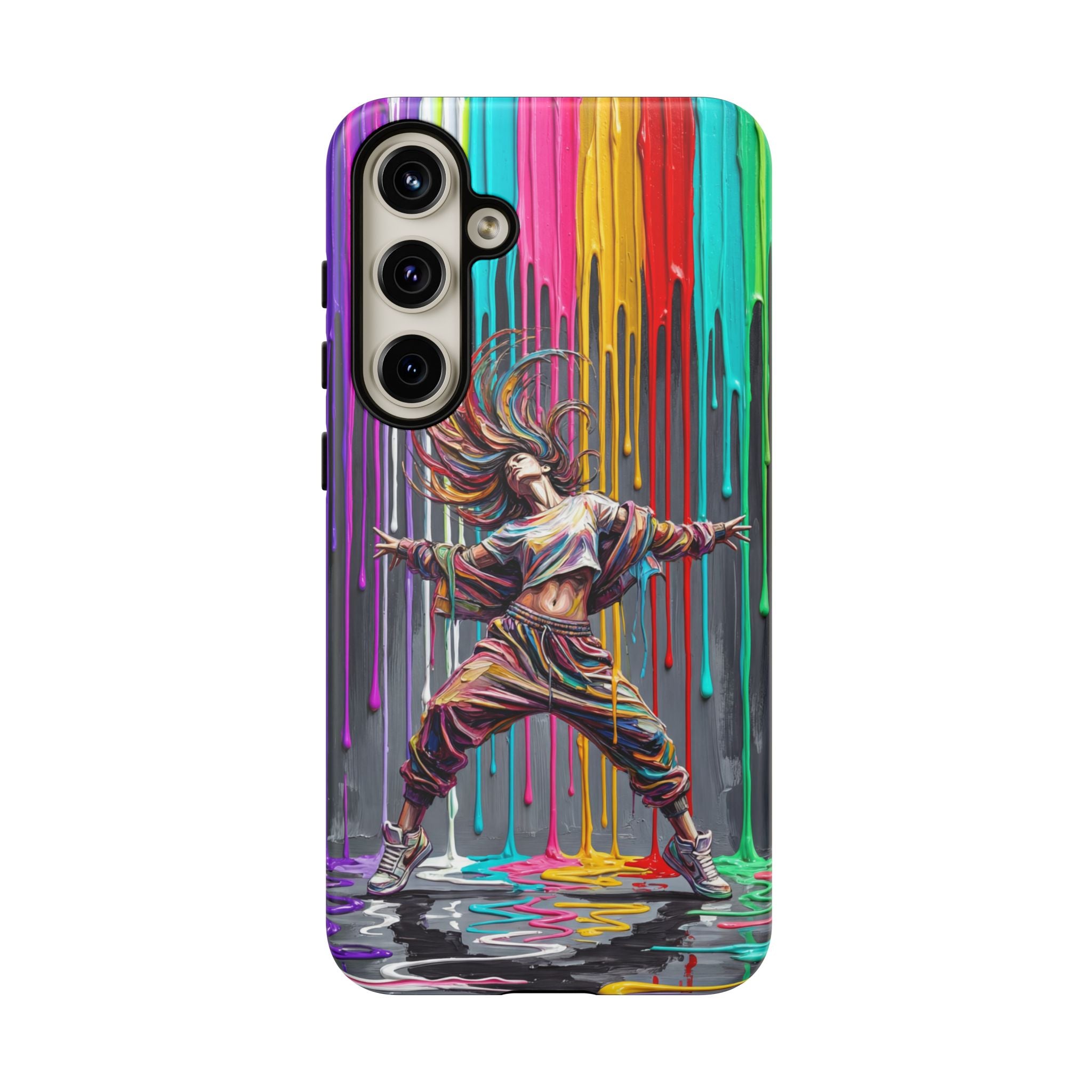 Samsung Galaxy Phone Case | Colorful Street Dance Drip Design