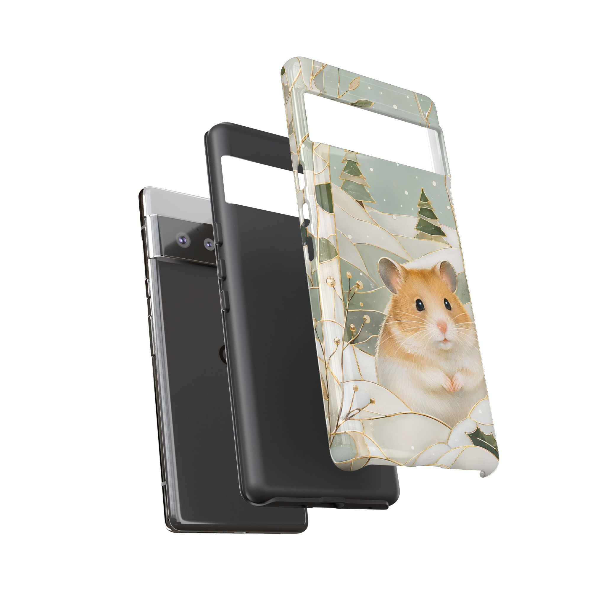 Hamster Google Pixel Phone Case | Winter Hamster Phone Case
