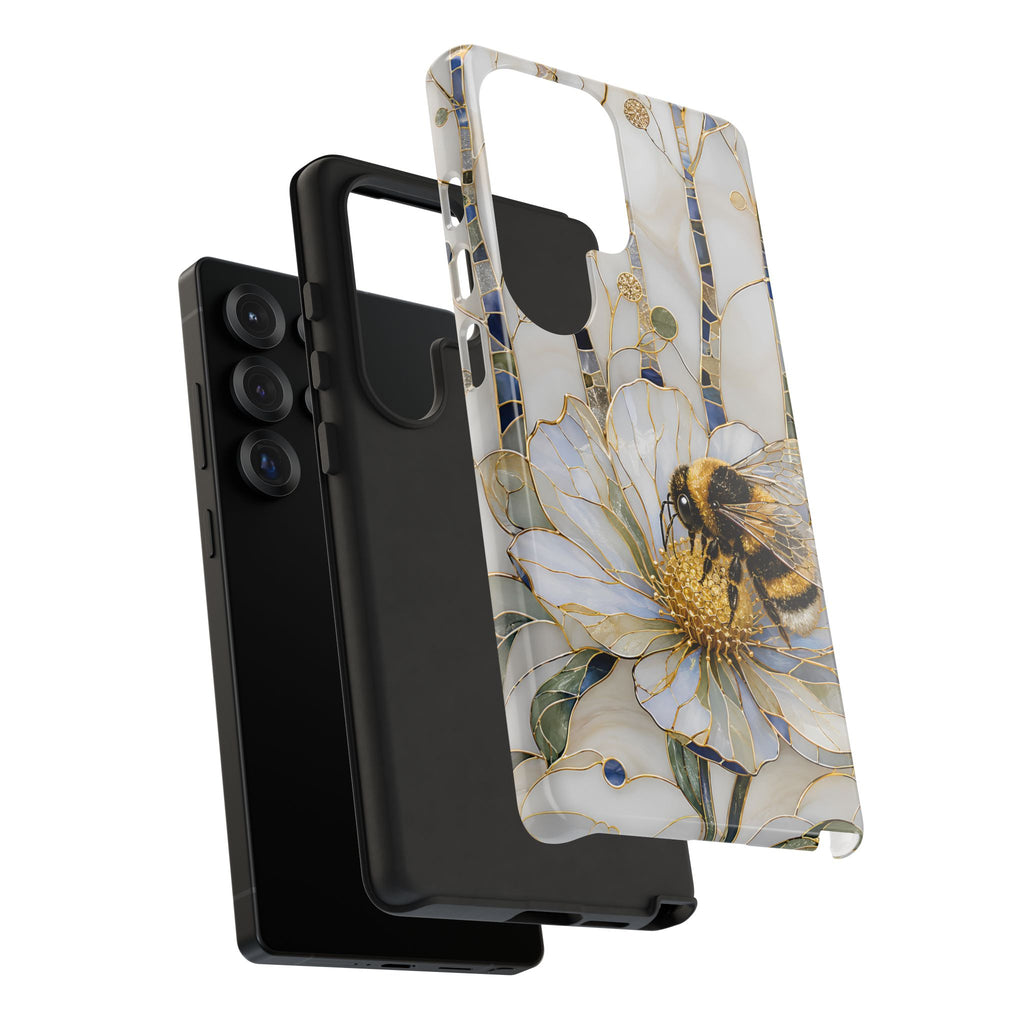 Bumblebee Samsung Galaxy Phone Case | Stained Glass Bee Phone Case
