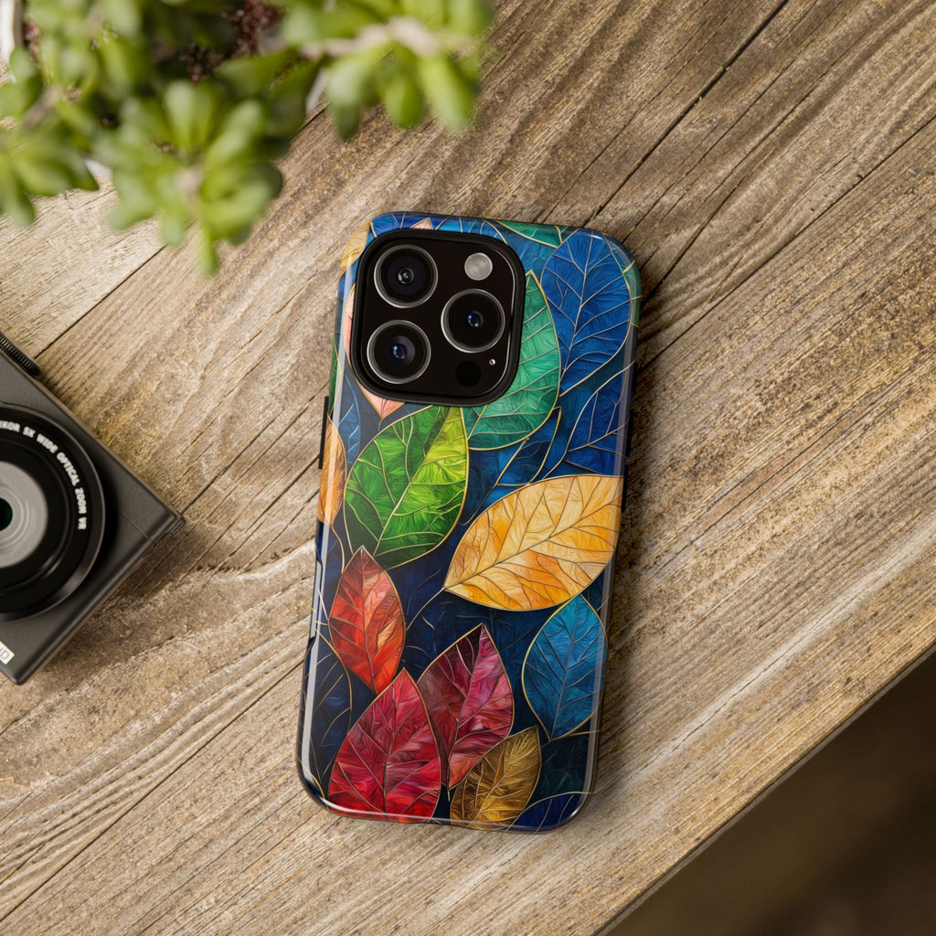 Colourful Autumn Leaves iPhone Case