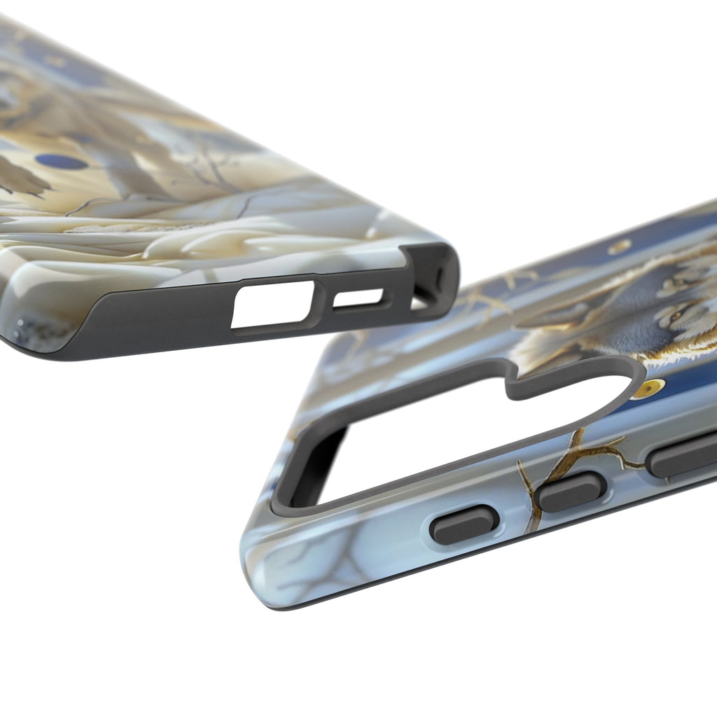 Wolf in Snow Samsung Galaxy Case — Rugged Wildlife