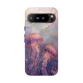 Jellyfish Google Pixel Phone Case | Stained Glass Ocean Phone Case