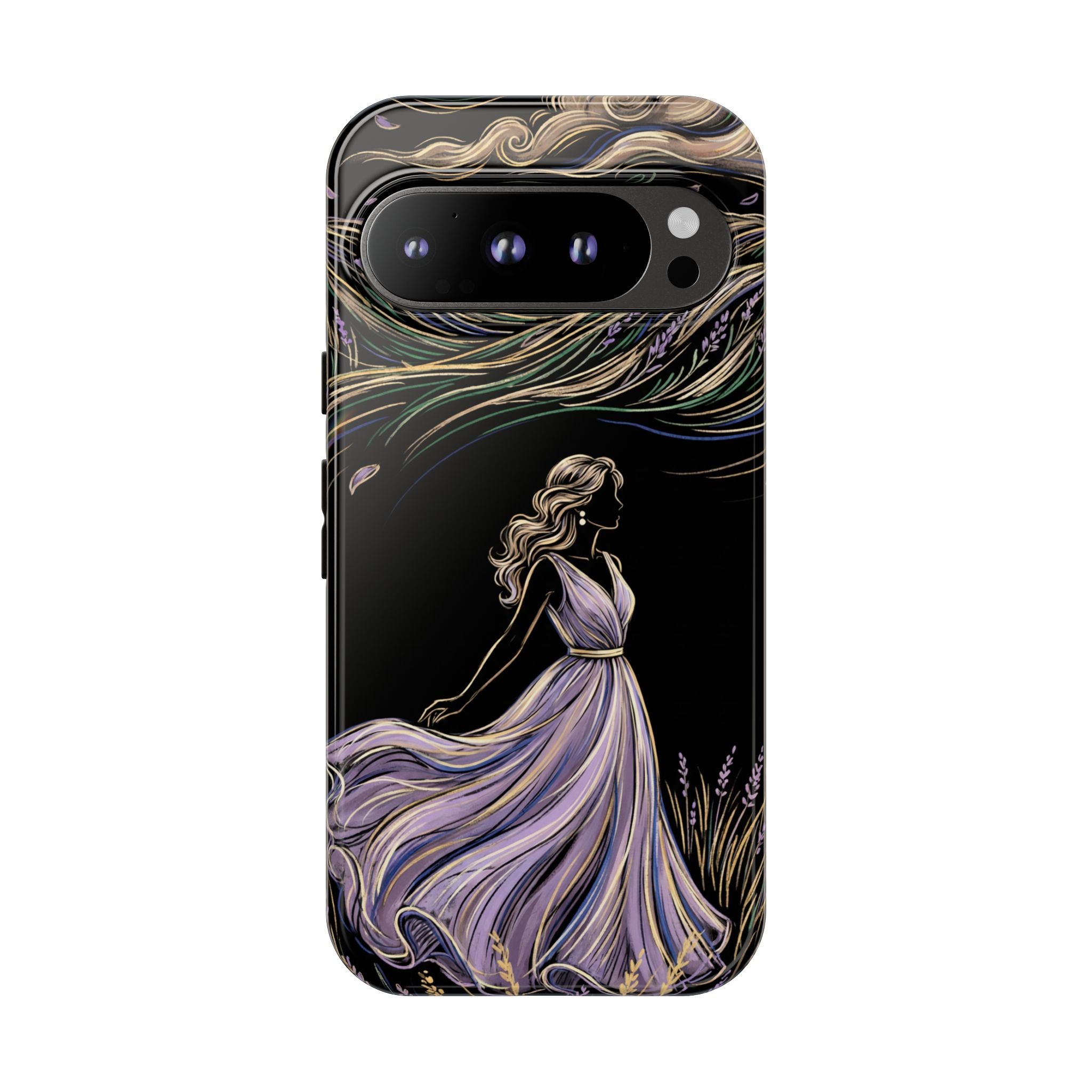 Lavender Breeze Google Pixel Phone Case | Elegant Dancing Woman Floral Protection