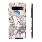 Musical Pianist Samsung Galaxy Phone Case | Colorful Whimsical Piano Art