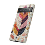 Autumn Leaf Tough Google Pixel Case | Watercolour Feathered Fall Design