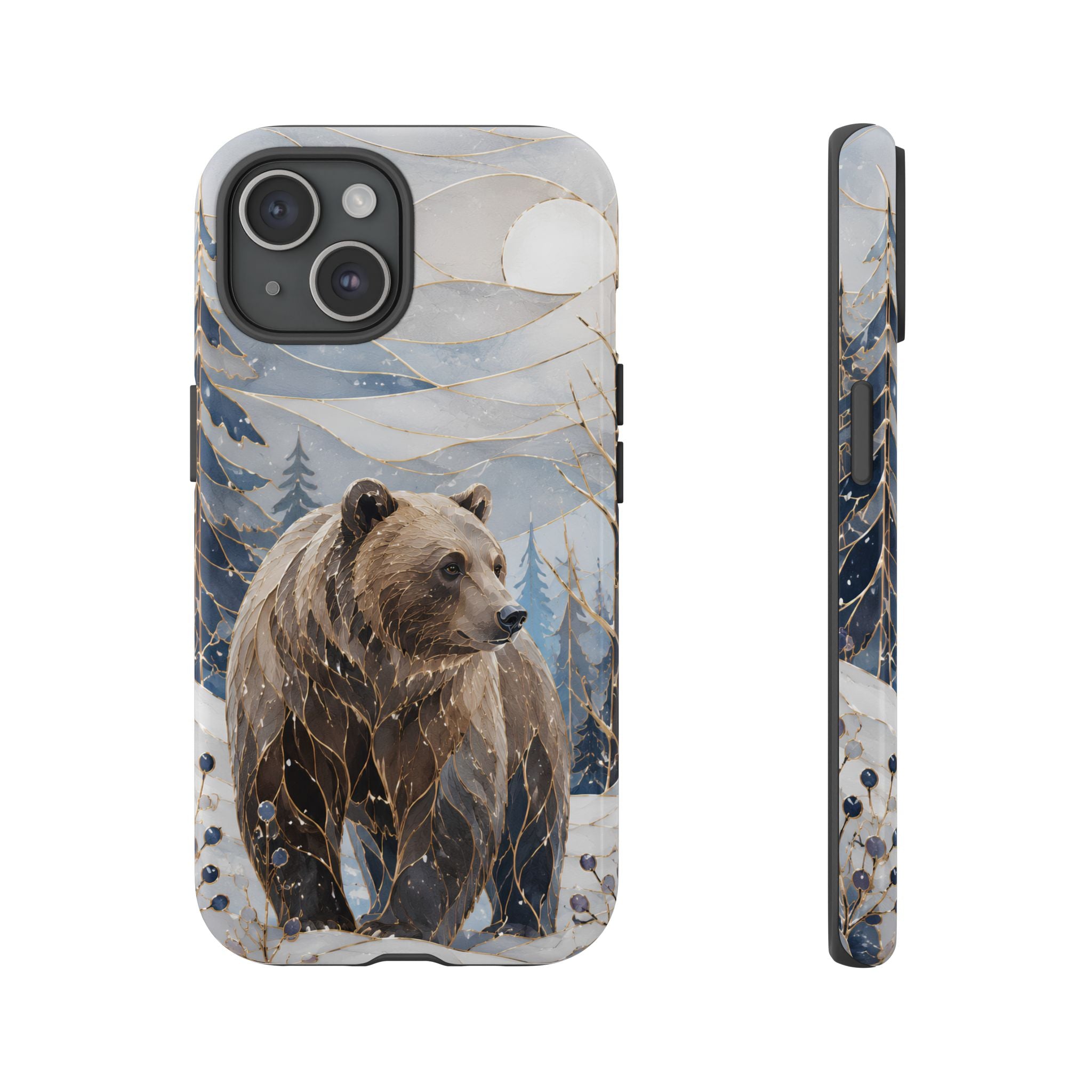Grizzly Bear iPhone Case | Winter Wildlife iPhone Case