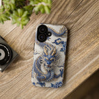 Asian Zodiac Dragon Google Pixel Phone Case | Blue & White Porcelain Luxury Protective Case | Year of the Dragon Gift