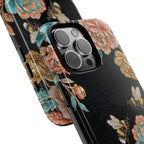 Custodia Resistente per iPhone "Api Floreali" | Cover Protettiva Vintage Rose e Bombo