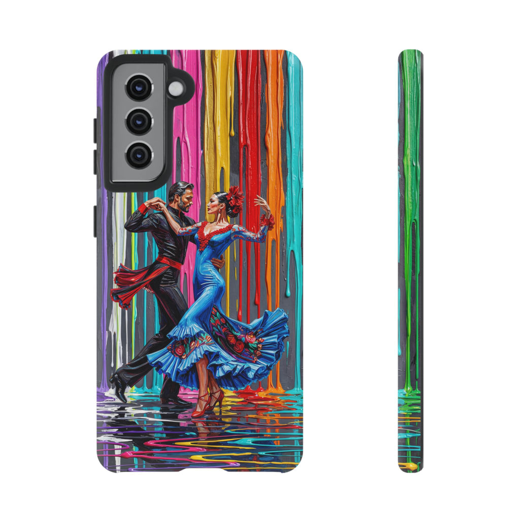Colorful Tango Samsung Galaxy Phone Case | Vibrant Dancing Couple Art Protection