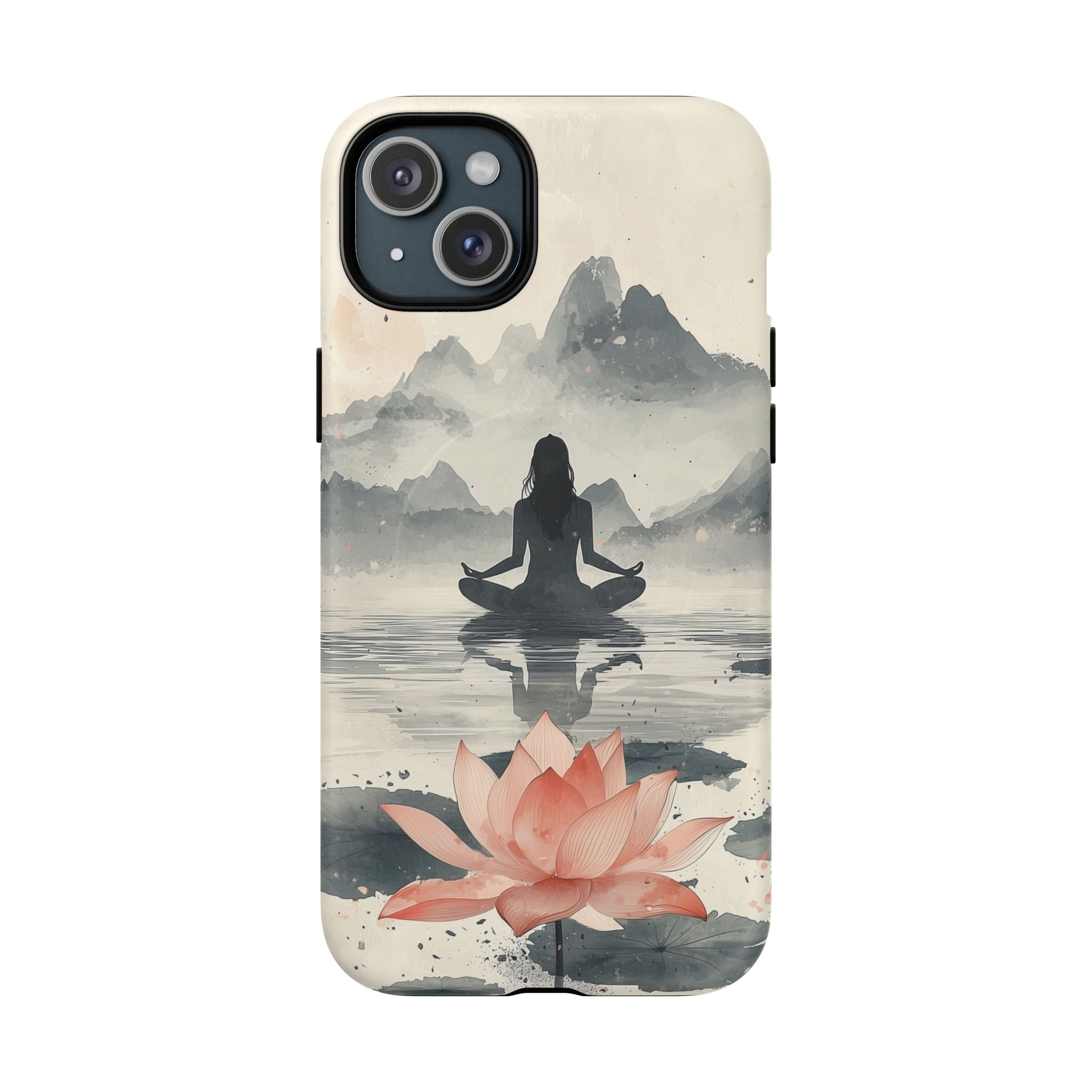 Zen Yoga Meditation Lotus MagSafe iPhone Case