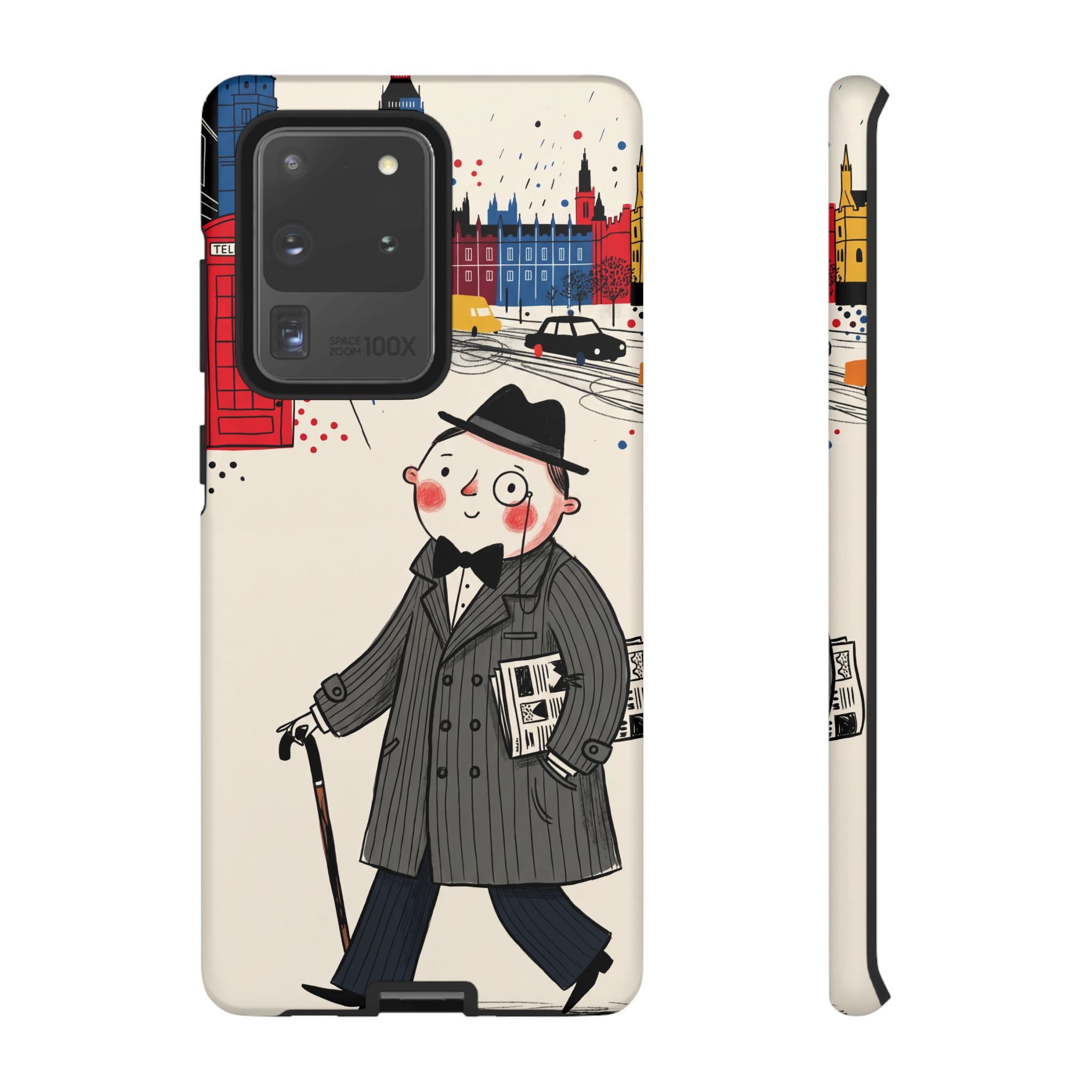 Detective in London Samsung Galaxy Phone Case