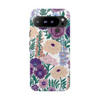 Floral Purple Garden Google Pixel Phone Case | Tough Protective Phone Cover