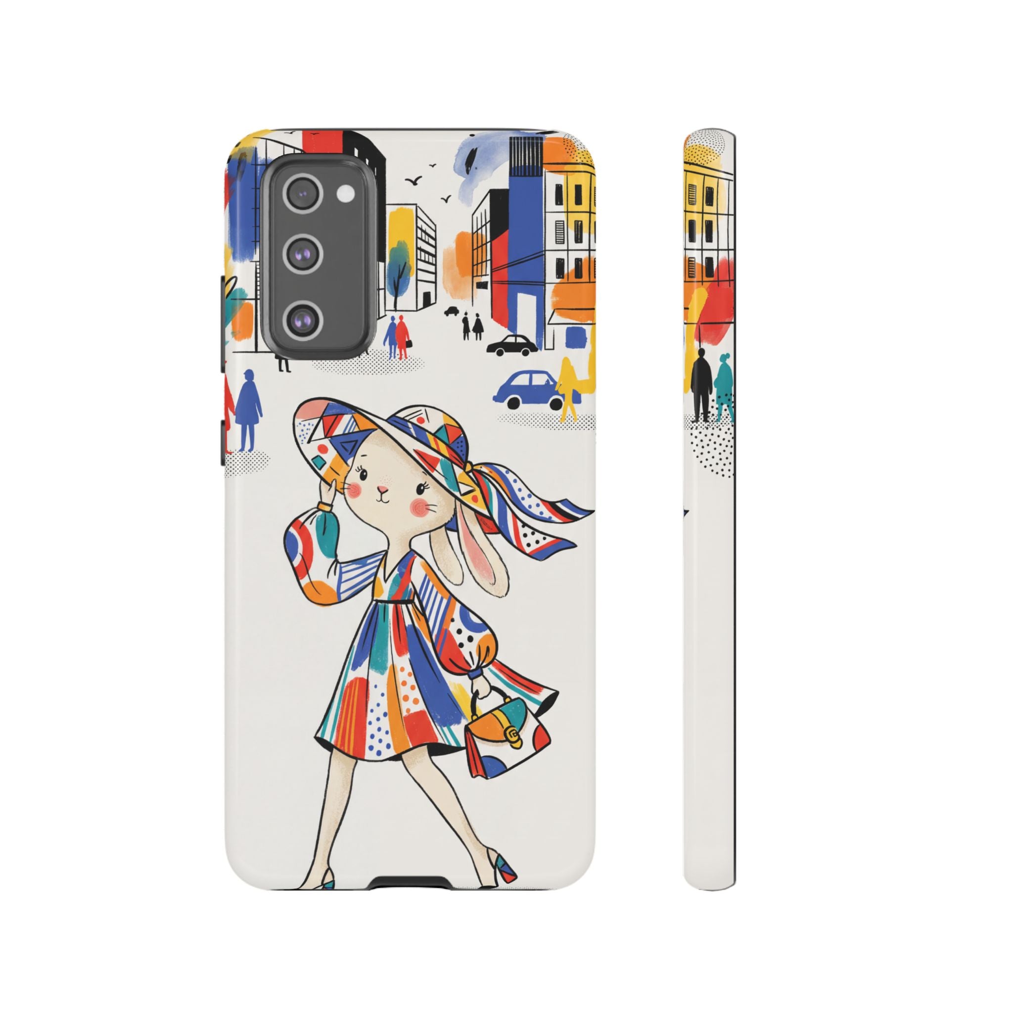Chic Bunny City Samsung Galaxy Phone Case