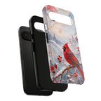 Cardinal Google Pixel Phone Case | Winter Bird Phone Case