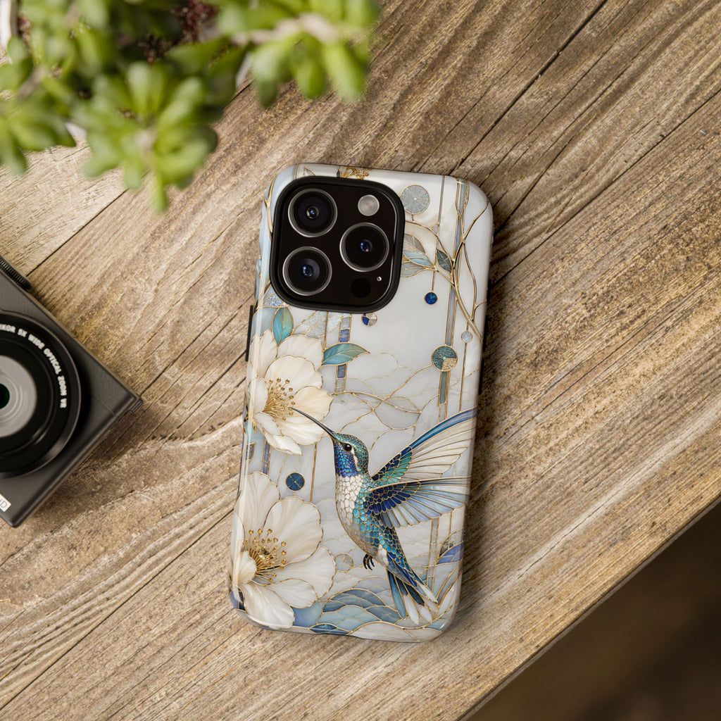 Hummingbird Magnolia iPhone Case | Floral Bird iPhone Case