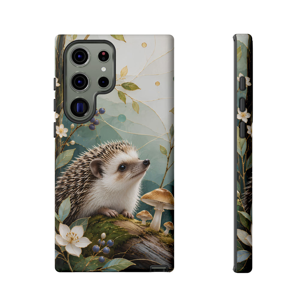 Hedgehog Samsung Galaxy Phone Case | Woodland Phone Case