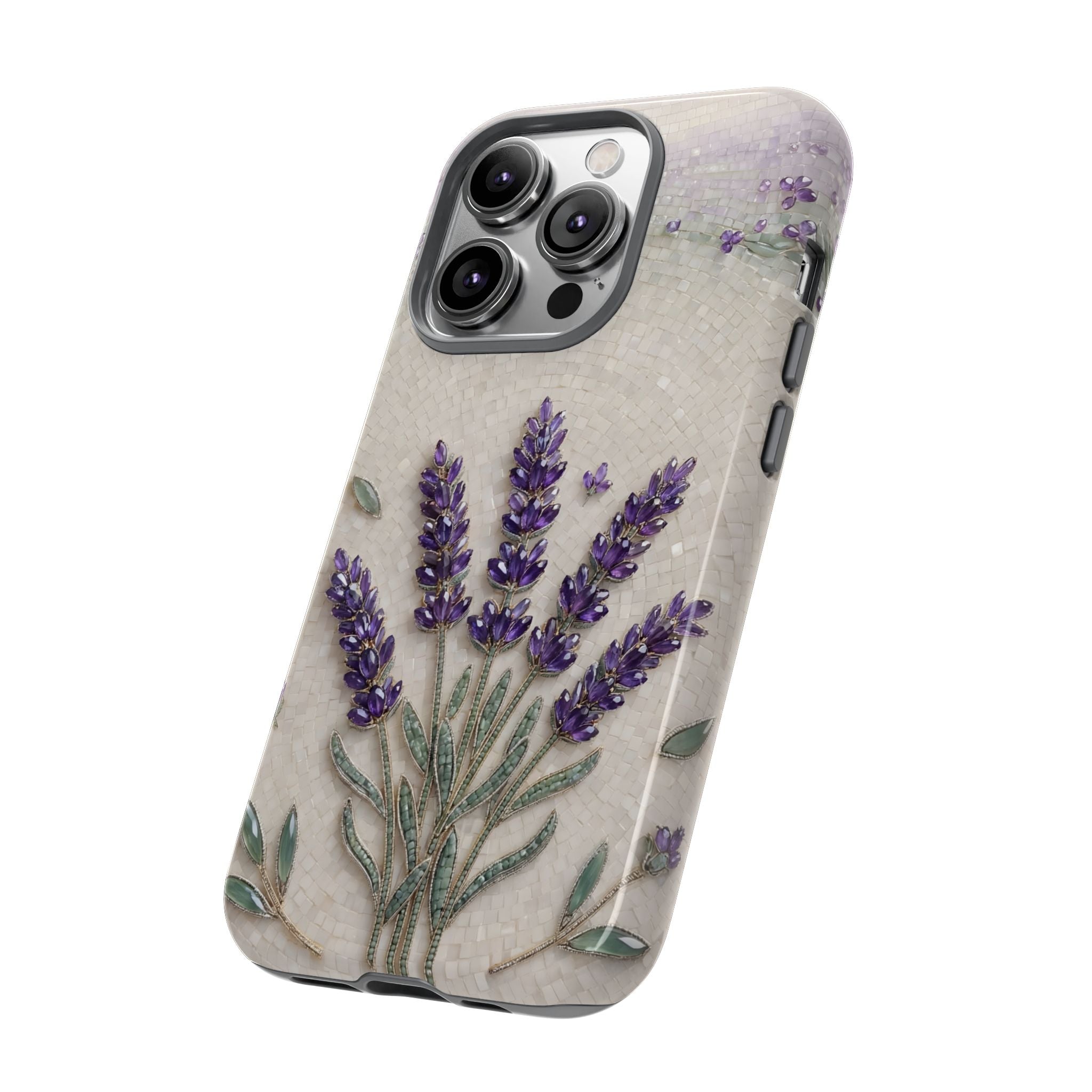 Lavender Bouquet iPhone Case — Floral Protective Phone Cover
