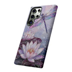 Dragonfly Samsung Galaxy Phone Case | Lotus Flower Phone Case