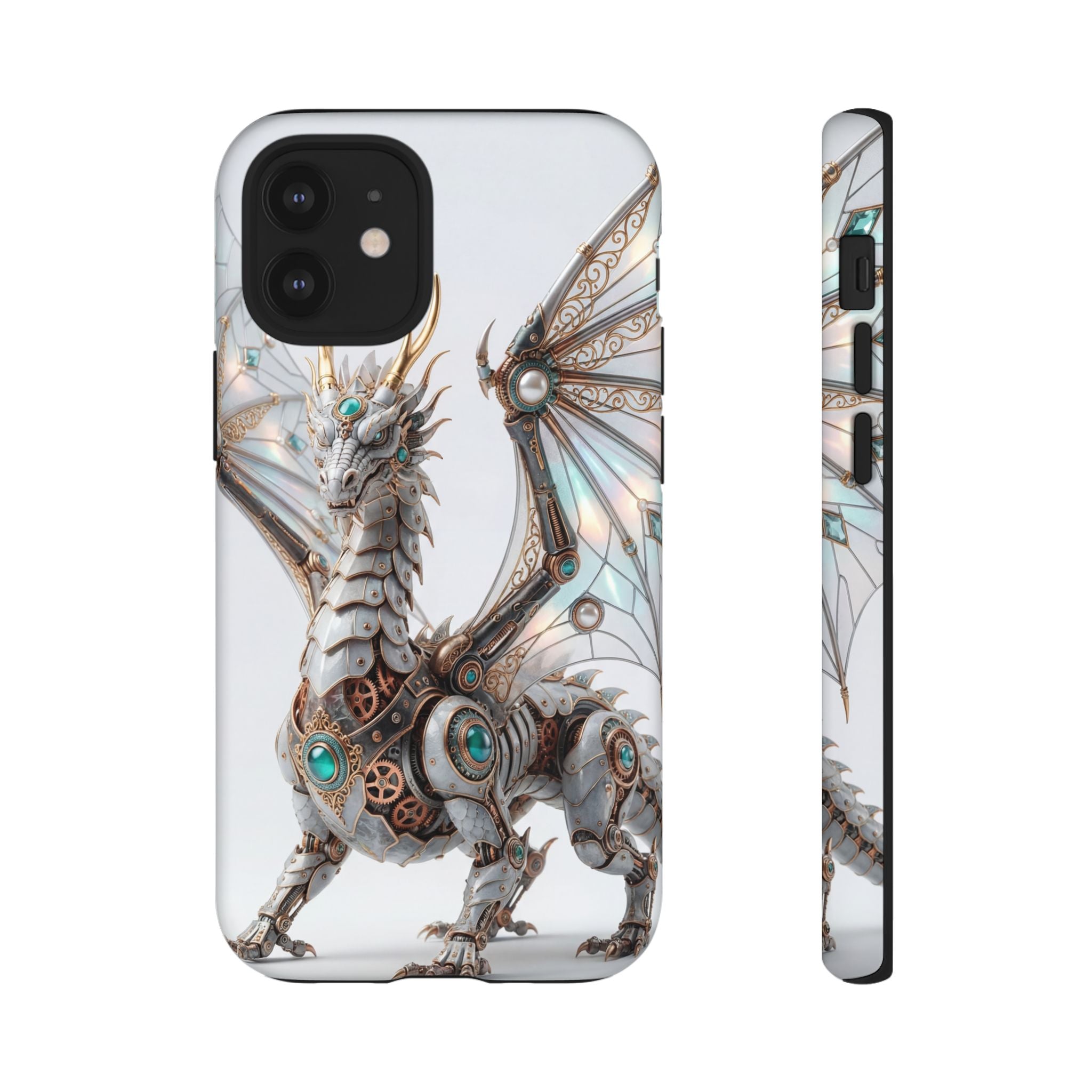 Steampunk Mechanical Dragon iPhone Case — Fantasy Armor Protective Cover
