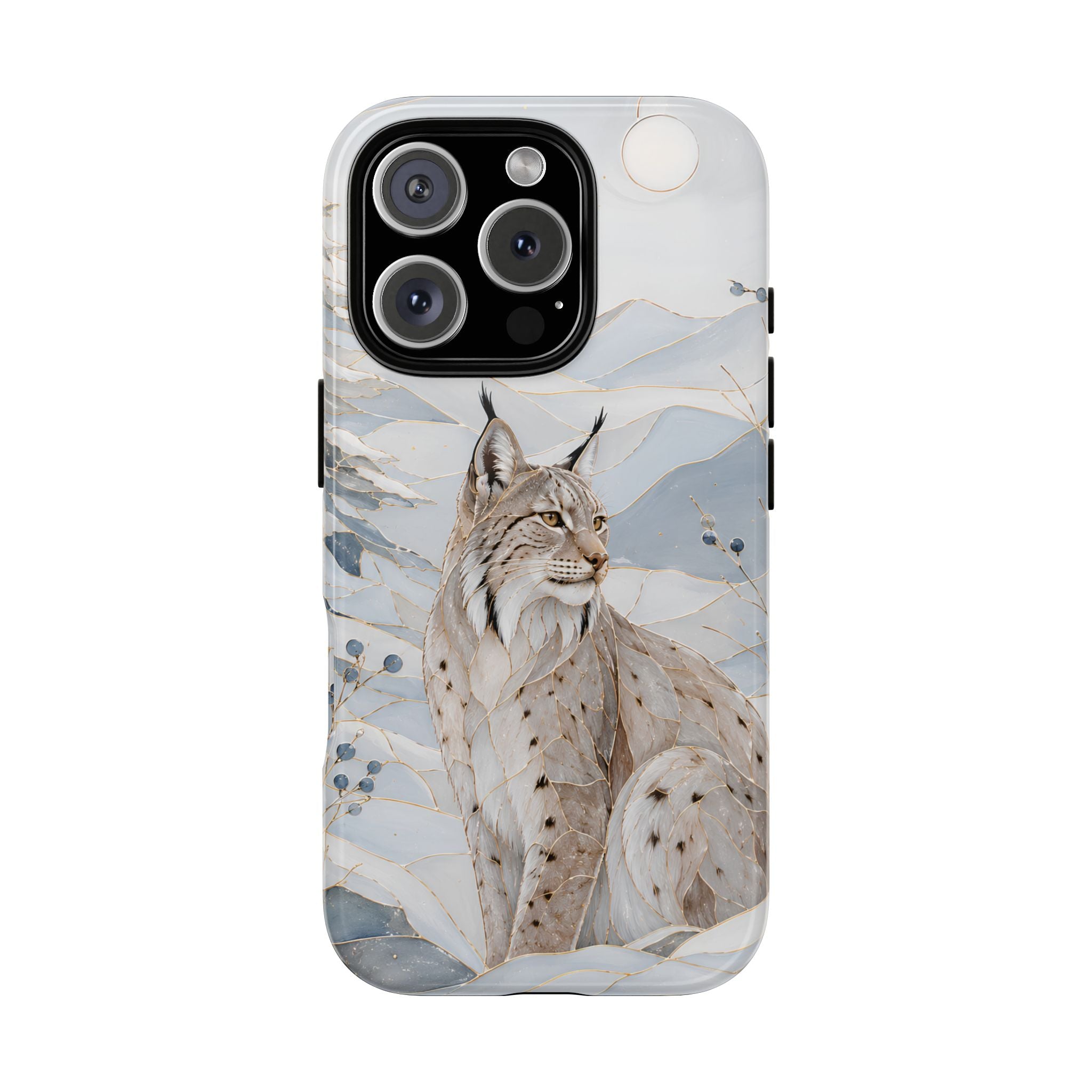 Lynx iPhone Case | Winter Mountain iPhone Case