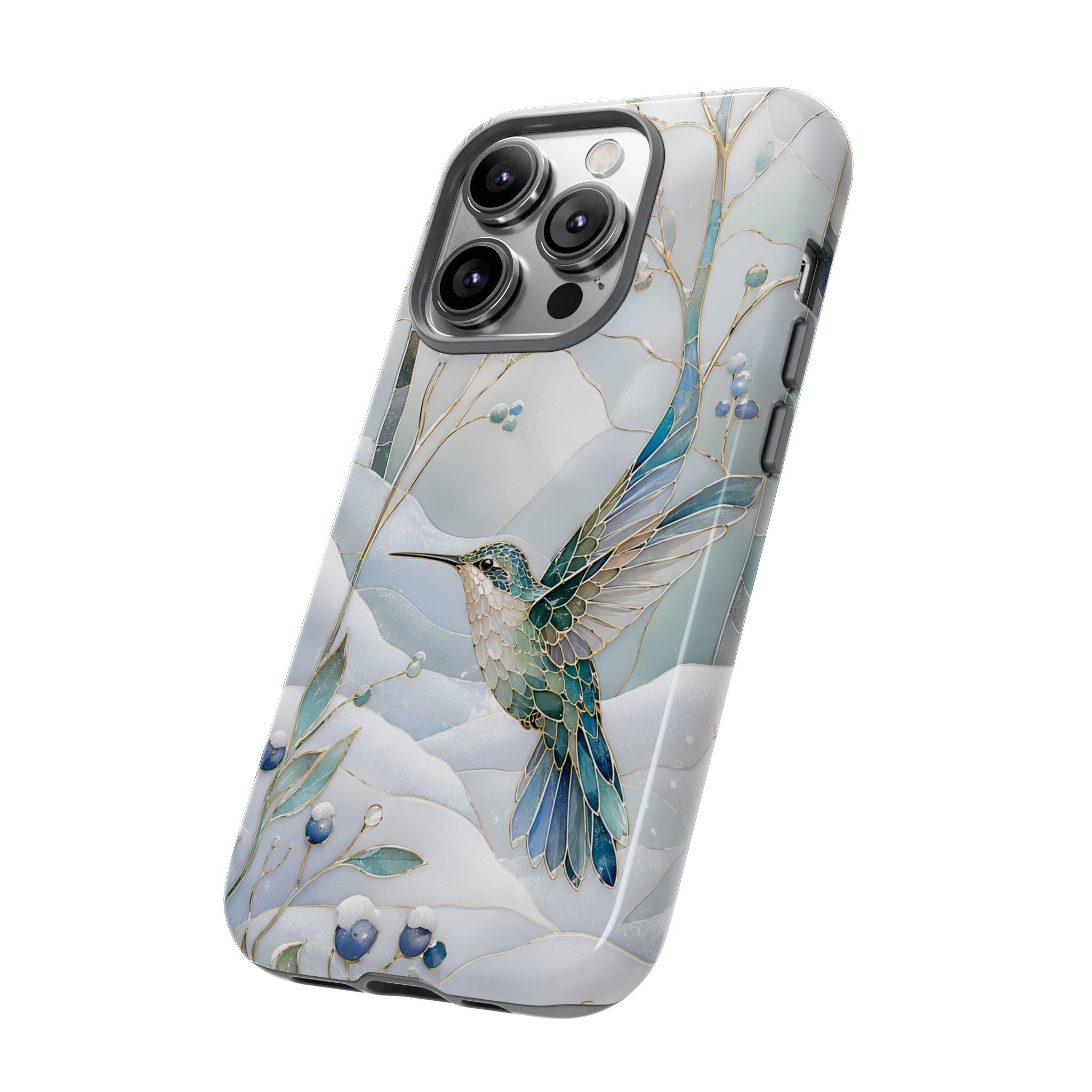 Hummingbird iPhone Case | Winter Bird iPhone Case