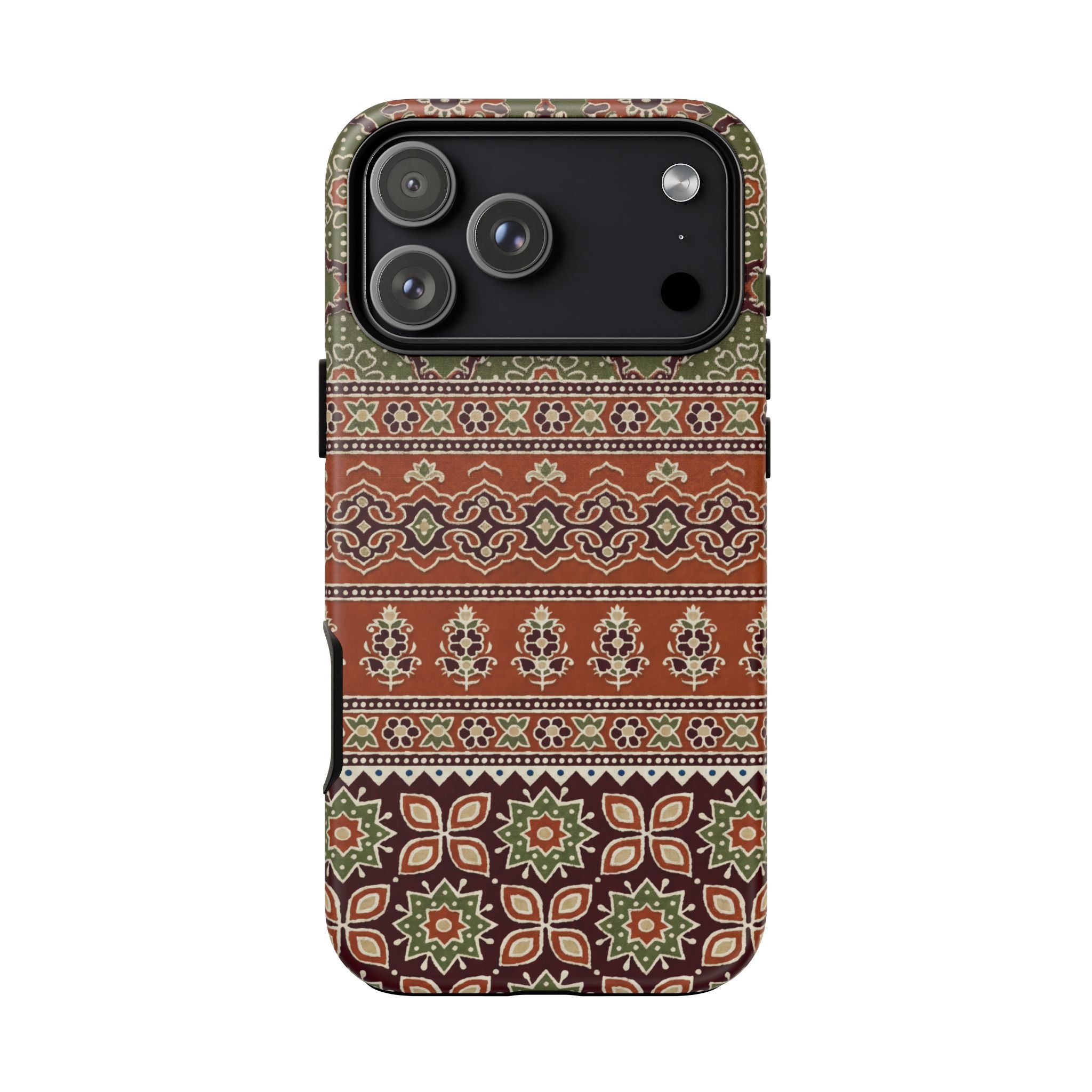 Batik Floral Protective iPhone Case