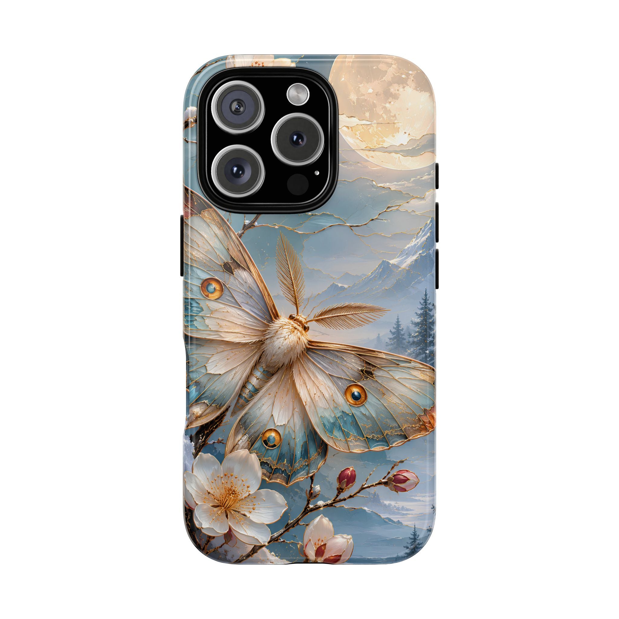 Luna Moth iPhone Case | Cherry Blossom iPhone Case