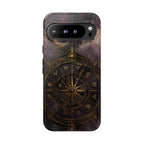 Vintage Astrology Compass Google Pixel Phone Case | Celestial Zodiac Phone Case