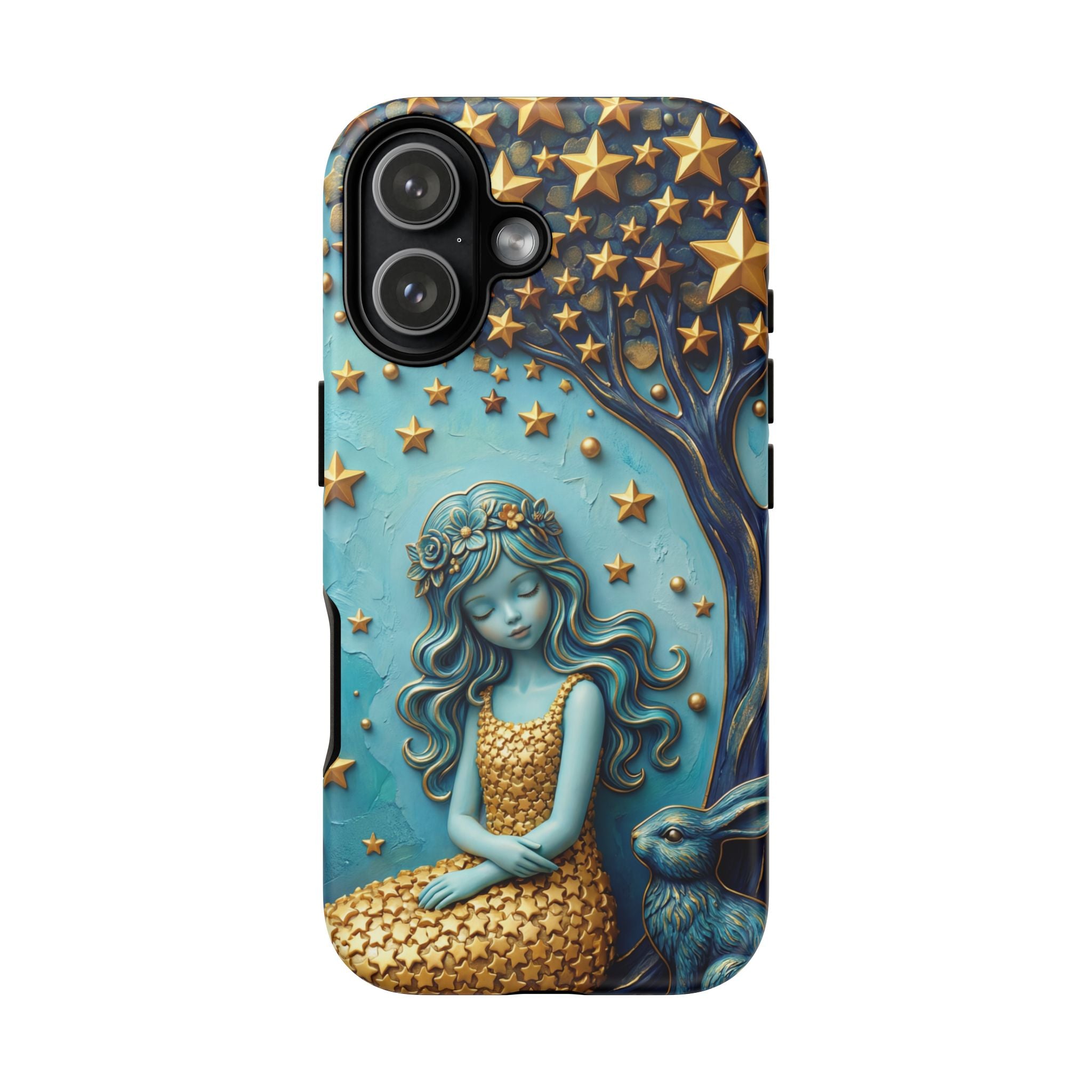 Dreamy Maiden & Star Tree iPhone Case