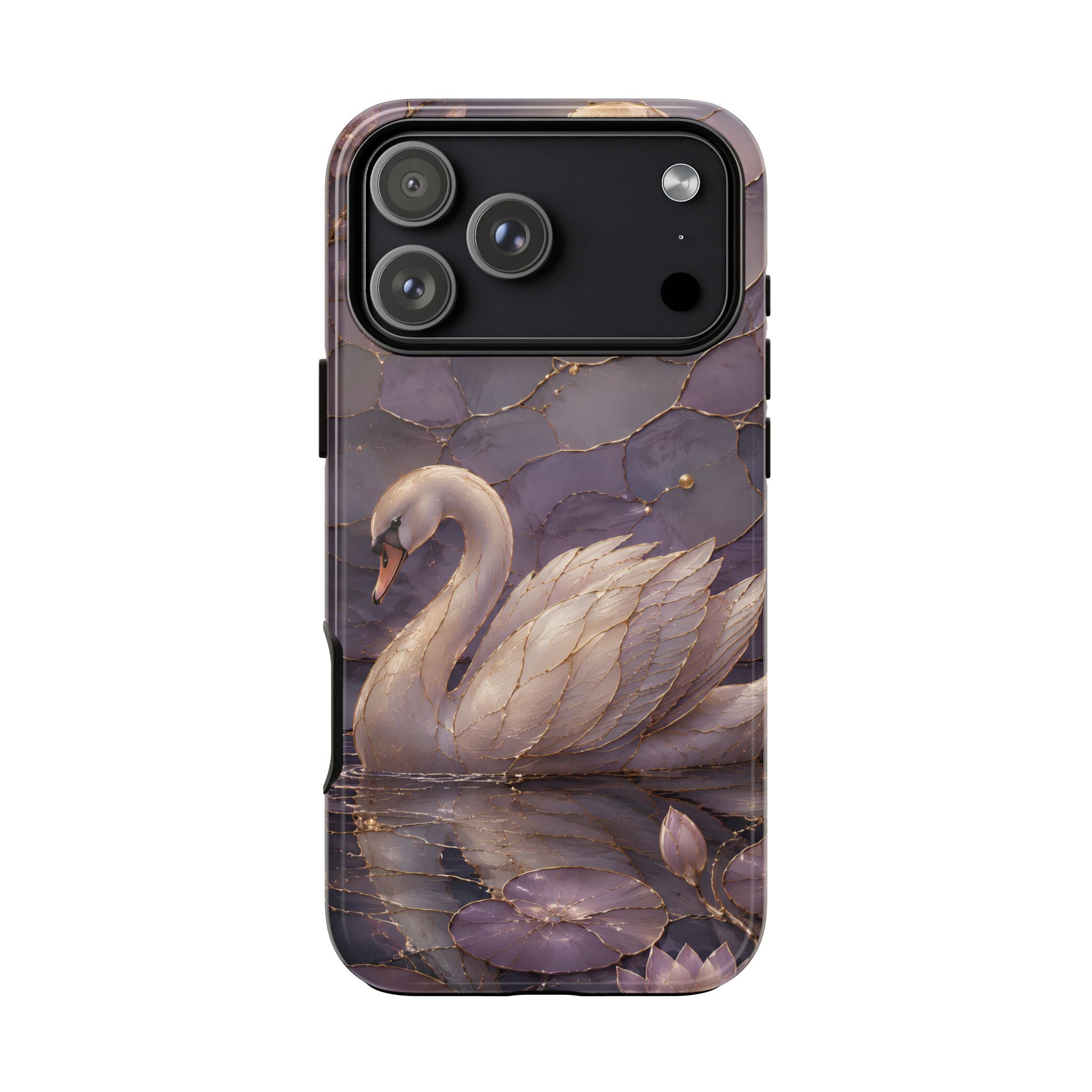 Swan iPhone Case | Moonlit Lake iPhone Case