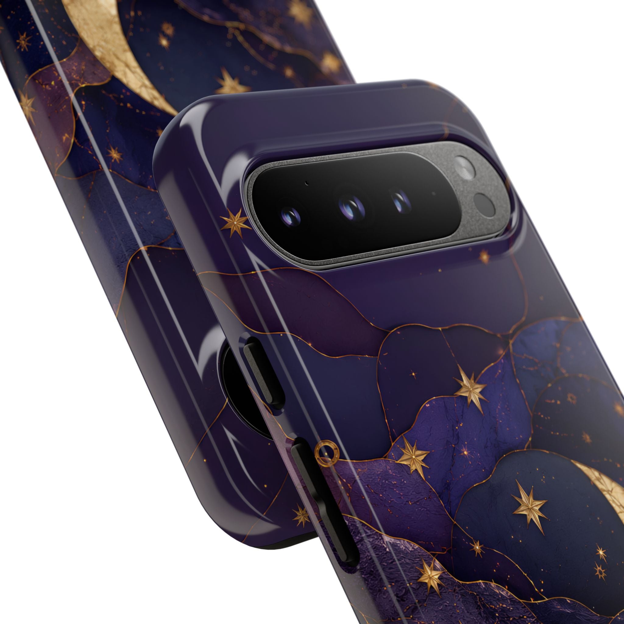 Moon & Stars Google Pixel Phone Case | Celestial Crescent Moon Phone Case