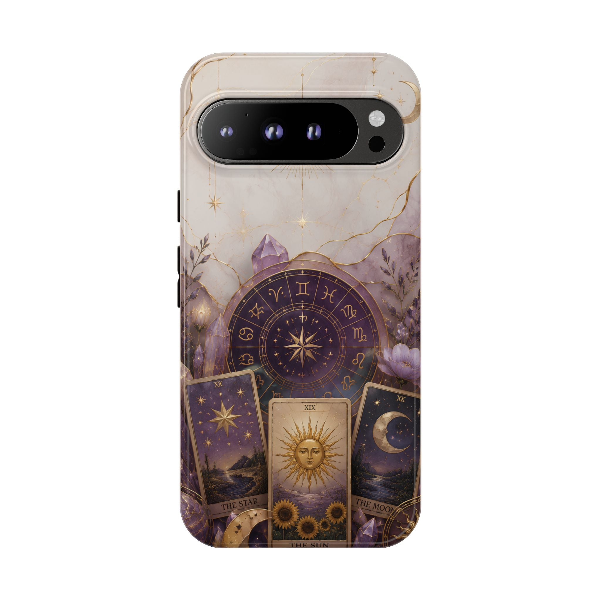 Tarot Google Pixel Phone Case | Celestial Crystal Astrology Phone Case
