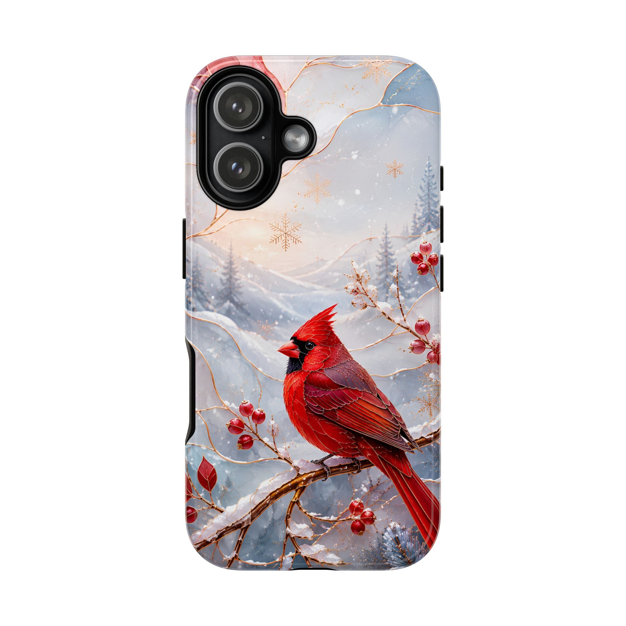 Cardinal iPhone Case | Winter Bird iPhone Case