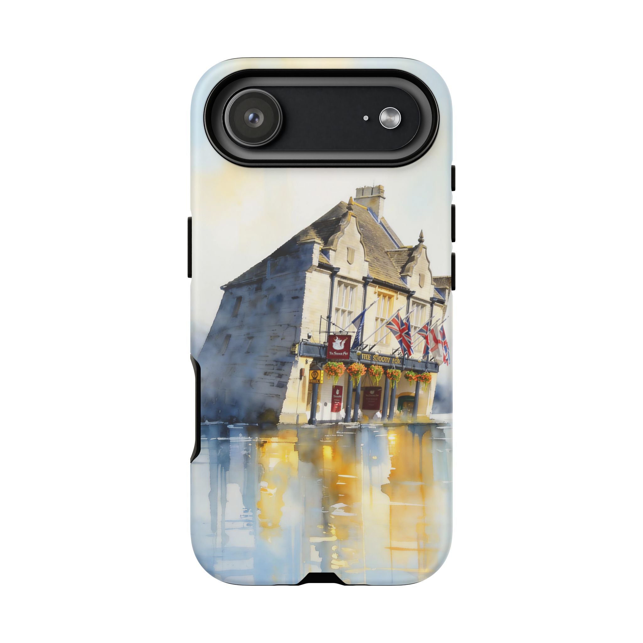 English Village Hotel Aesthetic iPhone Case