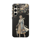 Vintage Chic Samsung Galaxy Phone Case | Stylish Woman Illustration