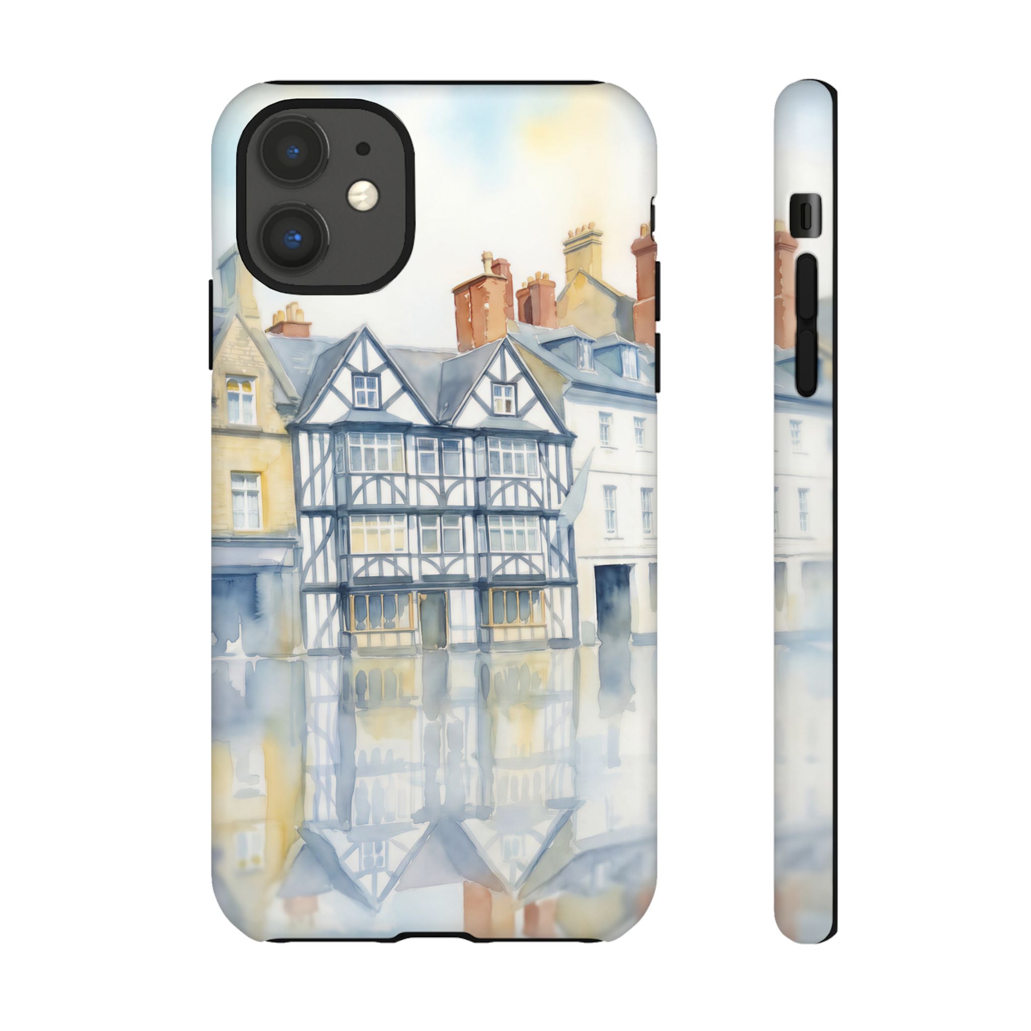 English Tudor Building Aesthetic iPhone Case
