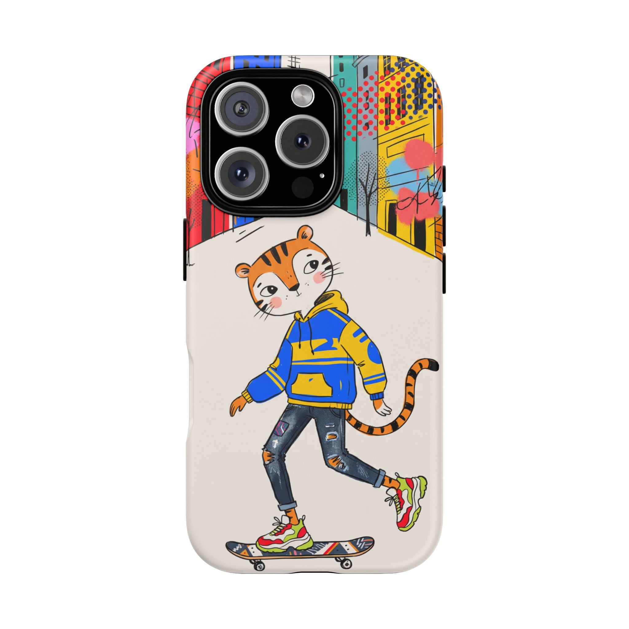 Skater Tiger iPhone Case