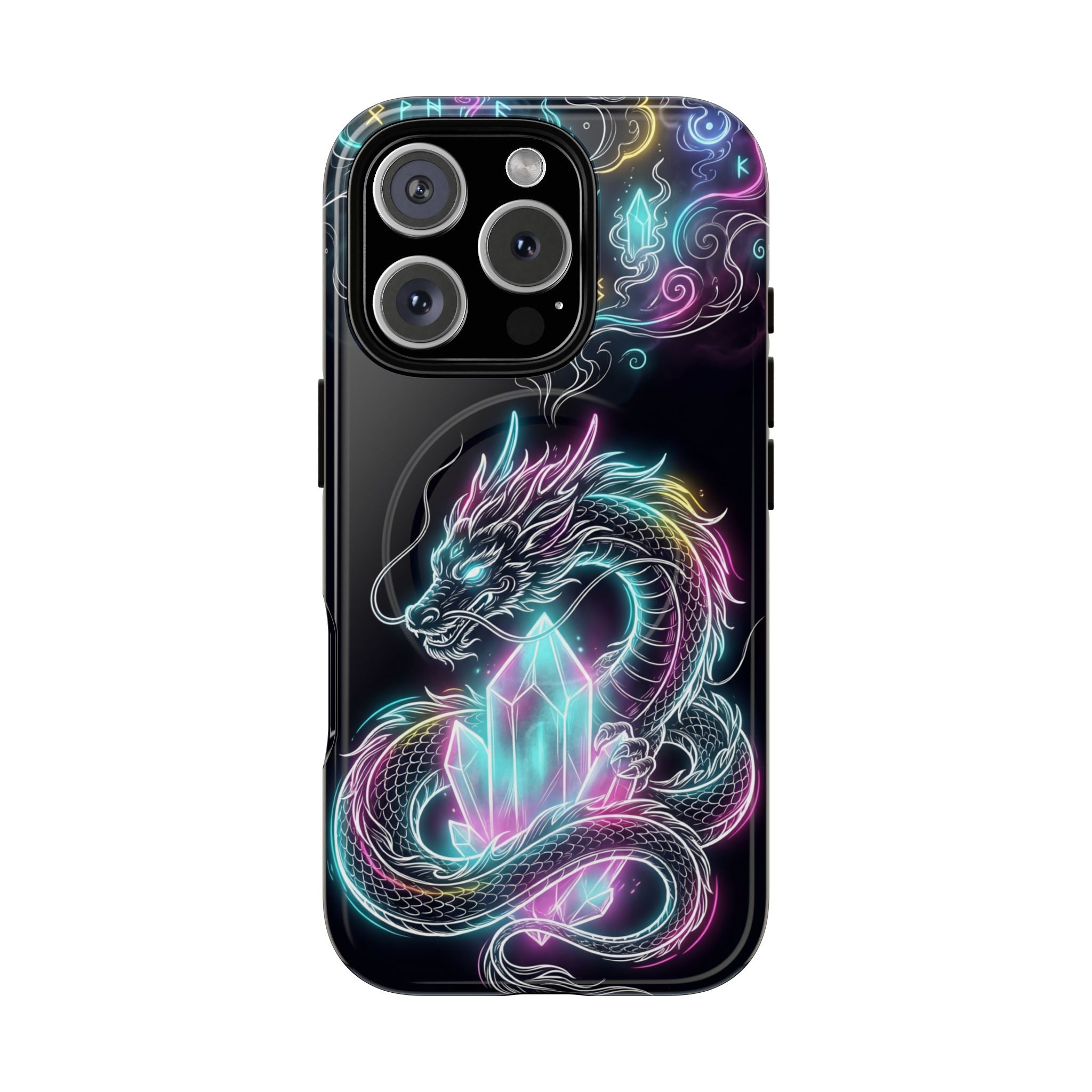 Neon Loong Crystal MagSafe iPhone Case