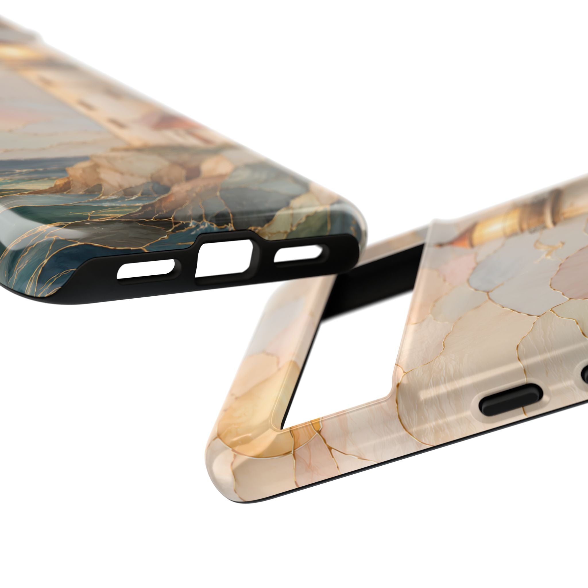Lighthouse Google Pixel Phone Case | Coastal Stained Glass Phone Case