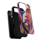 Abstract Colourful Face iPhone Case | Vibrant Pop Art
