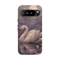 Swan Google Pixel Phone Case | Moonlit Lake Phone Case