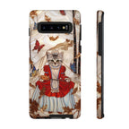 Custodia per Samsung Galaxy con motivo principessa gatto vintage