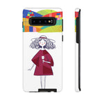 Colourful Artistic Wine Lady Samsung Galaxy Phone Case