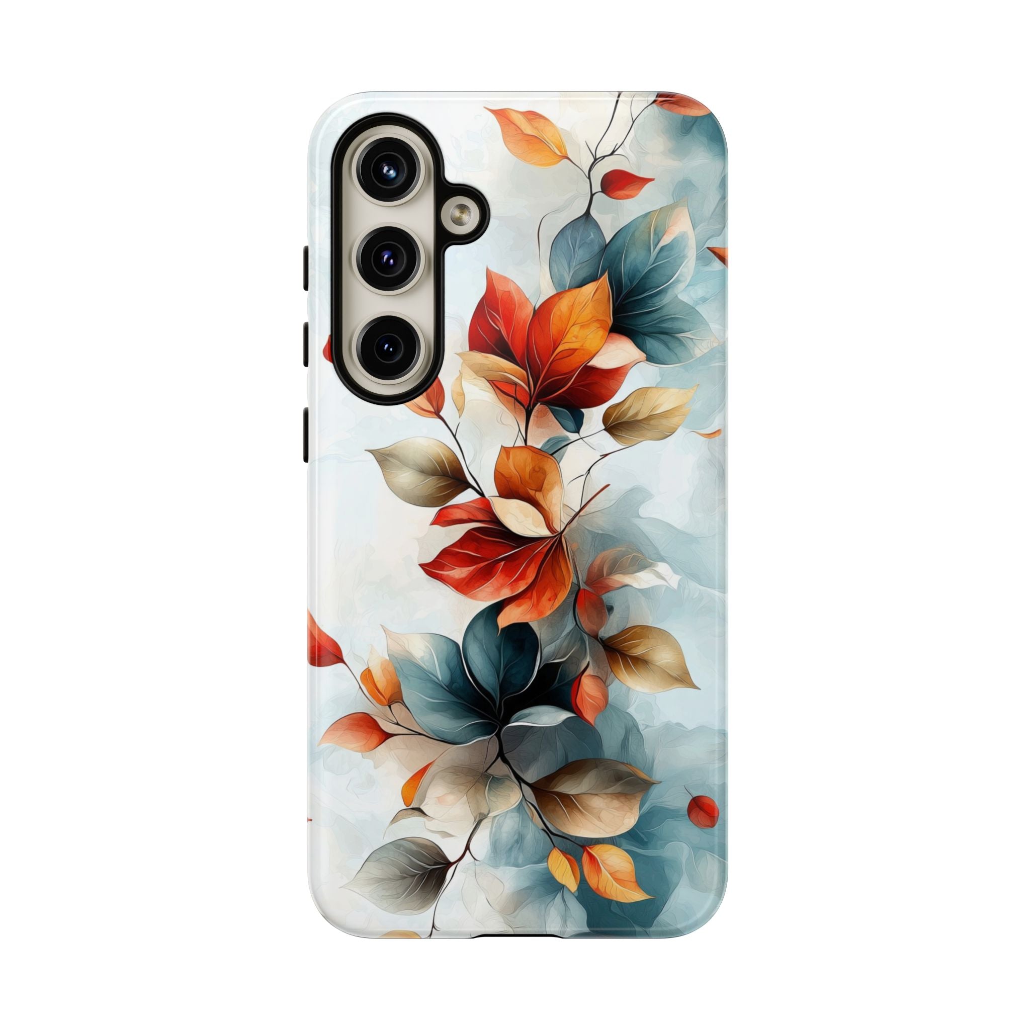 Floral Autumn Leaves Watercolour Tough Samsung Galaxy Case