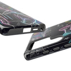 Cool Hoodie Neon Street Cat Samsung Galaxy Phone Case